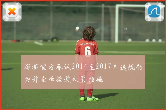 海港官方承认2014至2017年违规行为并全面接受处罚措施